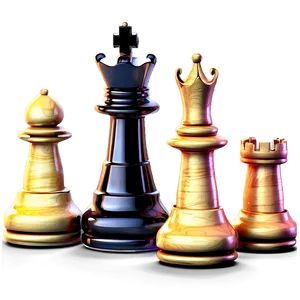 Modern Chess Pieces Design PNG Tom12 PNG