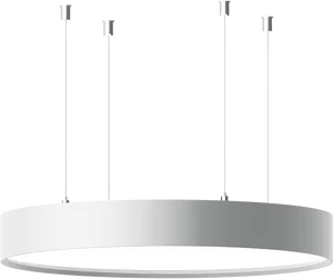 Modern Circular Hanging Light Fixture PNG image