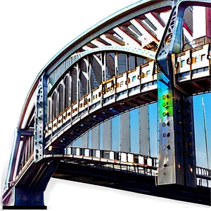 Modern City Bridge PNG 05242024