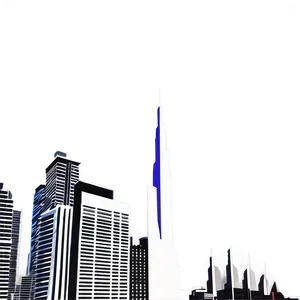 Modern City Skyline Png 06202024 PNG image