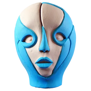 Modern Clay Sculpture Png 06212024 PNG image