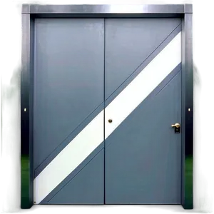 Modern Closed Door Design Png Sfl PNG image