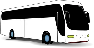 Modern Coach Bus Vector Illustration