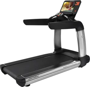 Modern Commercial Treadmill PNG image