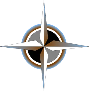 Modern Compass Design PNG image
