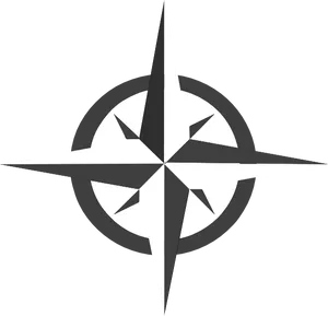Modern Compass Rose Graphic PNG image