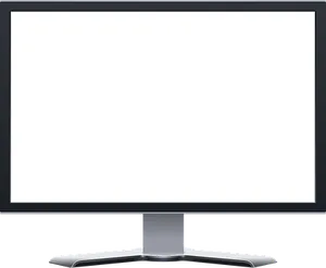 Modern Computer Monitor Blank Screen