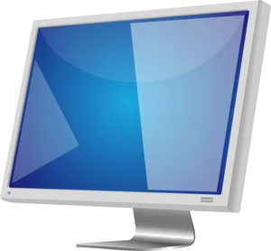 Modern Computer Monitor Display PNG image