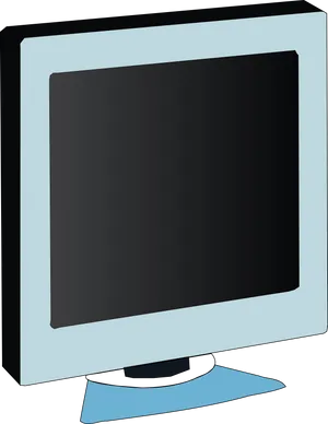 Modern Computer Monitor Illustration PNG image