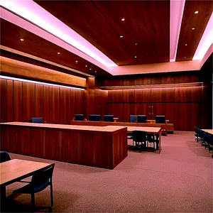Modern Courtroom Layout PNG 06262024