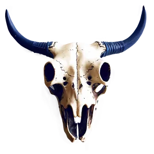 Modern Cow Skull Artwork PNG Kdd PNG