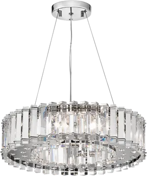 Modern Crystal Chandelier Lighting PNG image