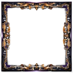 Modern Decorative Frame PNG 06292024