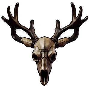 Modern Deer Antler Symbol Png 06122024 PNG image