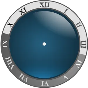 Modern Design Clock Face PNG image