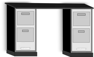 Modern Desk Clipart Graphic PNG image