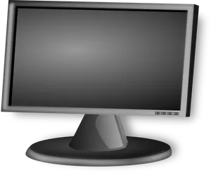 Modern Desktop Monitor Display PNG image