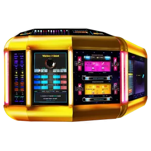 Modern Digital Jukebox Png Htj PNG image