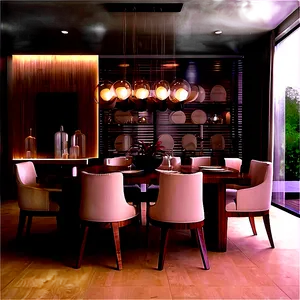 Modern Dining Room Design Png 06262024 PNG image