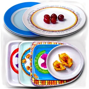 Modern Dinner Plates Png Xnk PNG image