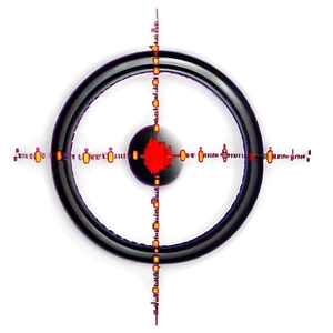 Modern Dot Crosshair Png 9 PNG image