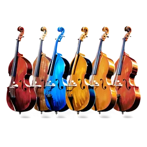 Modern Double Bass Design Png 06242024 PNG image