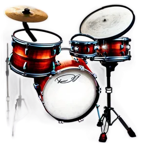 Modern Drum Kit Png Hkc59 PNG image