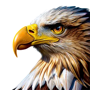 Modern Eagle Head Art PNG 06292024