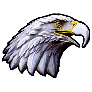 Modern Eagle Head Art PNG Kan50 PNG