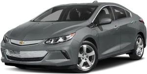 Modern Electric Car Profile View PNG