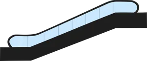 Modern Escalator Graphic PNG image
