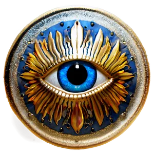 Modern Evil Eye PNG Iru