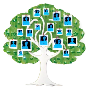 Modern Family Reunion Tree Design PNG Oqw PNG