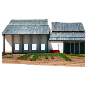 Modern Farm Building PNG 35