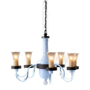 Modern Farmhouse Chandelier PNG Edt45 PNG