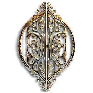 Modern Filigree Elements PNG Qcy