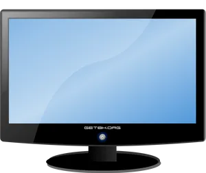 Modern Flat Screen Monitor PNG image