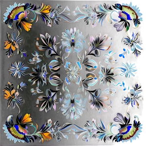 Modern Floral Pattern Png 86 PNG image