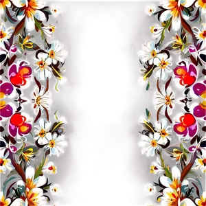 Modern Floral Pattern PNG Kyp32 PNG