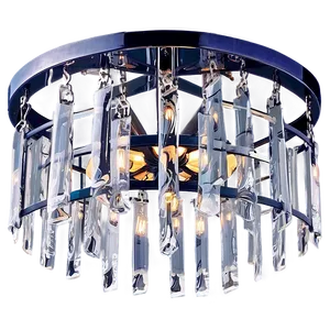 Modern Flush Mount Chandelier PNG 06282024 PNG