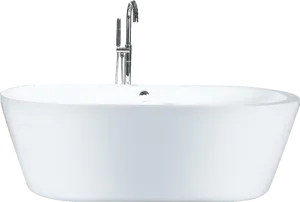 Modern Freestanding Bathtub PNG image