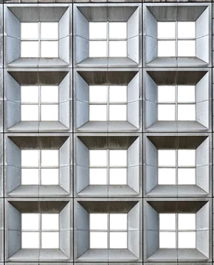 Modern Geometric Building Windows.jpg PNG image