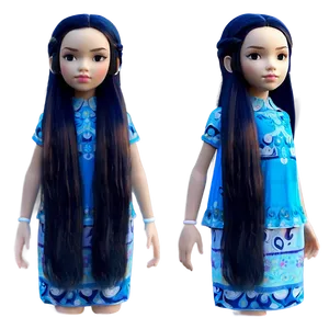 Modern Girl Hair PNG 26