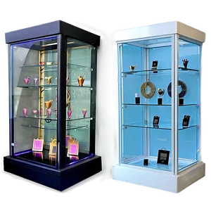 Modern Glass Display Box Png Tdn PNG image