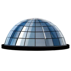 Modern Glass Dome PNG 06282024