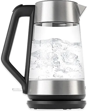 Modern Glass Electric Kettle PNG image