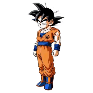 Modern Goku Drip Style Png Qdt PNG image