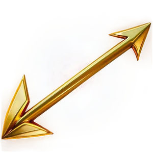 Modern Gold Arrow Concept PNG 06212024 PNG
