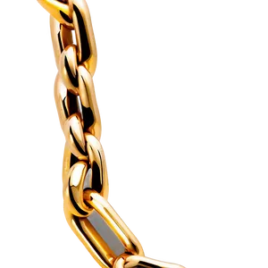 Modern Gold Chain PNG 83