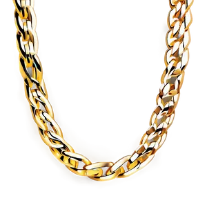 Modern Gold Chain PNG Jhb